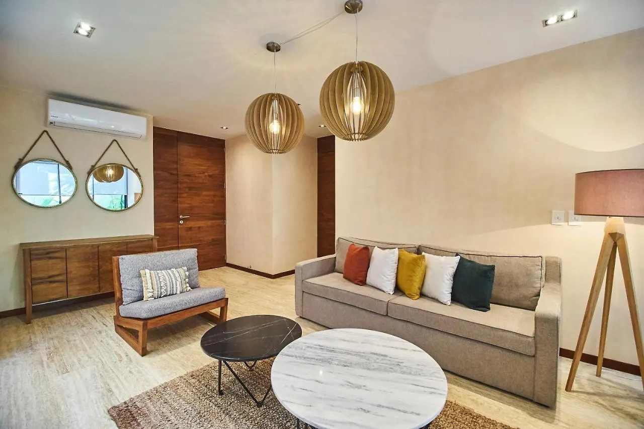 Apartament Don Quijote - Private Pool & Beach Club Access Tulum Meksyk